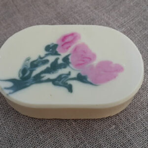 SAVON'EL - Savon naturel pur olive «Rose de Châtenay» 100g