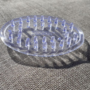 Porte-savon ovale en silicone